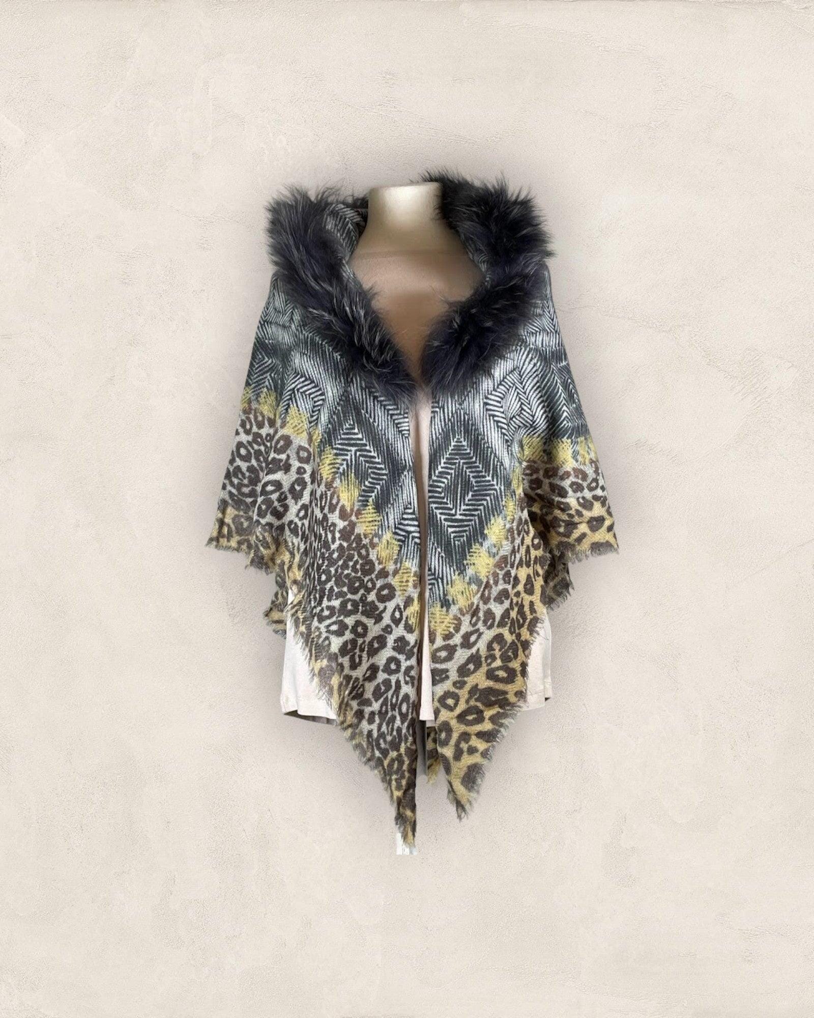 Chiara + Fur Schal Mala Alisha 