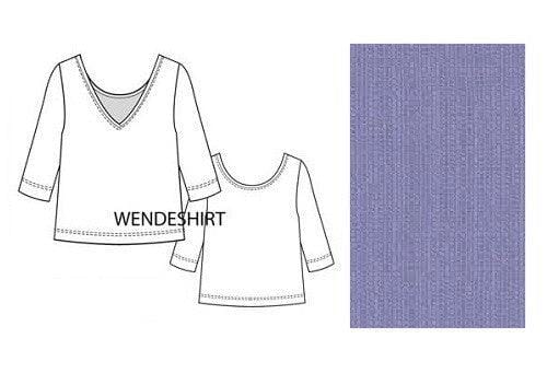 CIONITA (Wendeshirt) Shirt Fox's s40 Violet 34 
