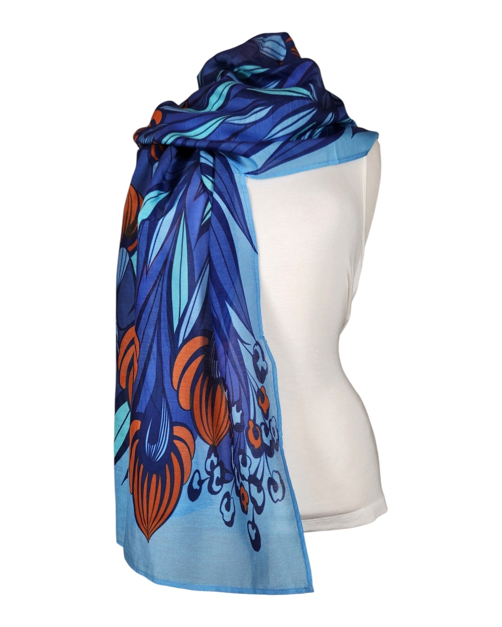 Clarina Schal Salto Kornblume 50x180cm 