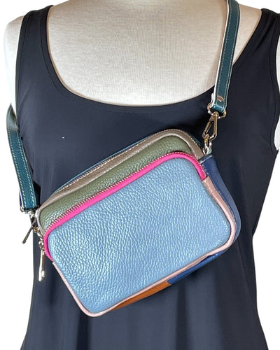 Colorful Bag Tasche Kolibri Ulm Hellblau ca.18x7cm 