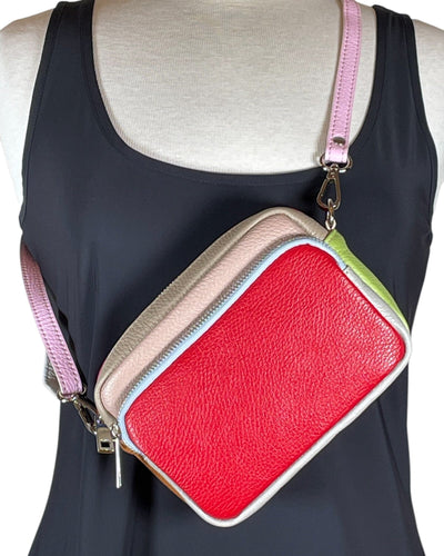 Colorful Bag Tasche Kolibri Ulm Rot ca.18x7cm 