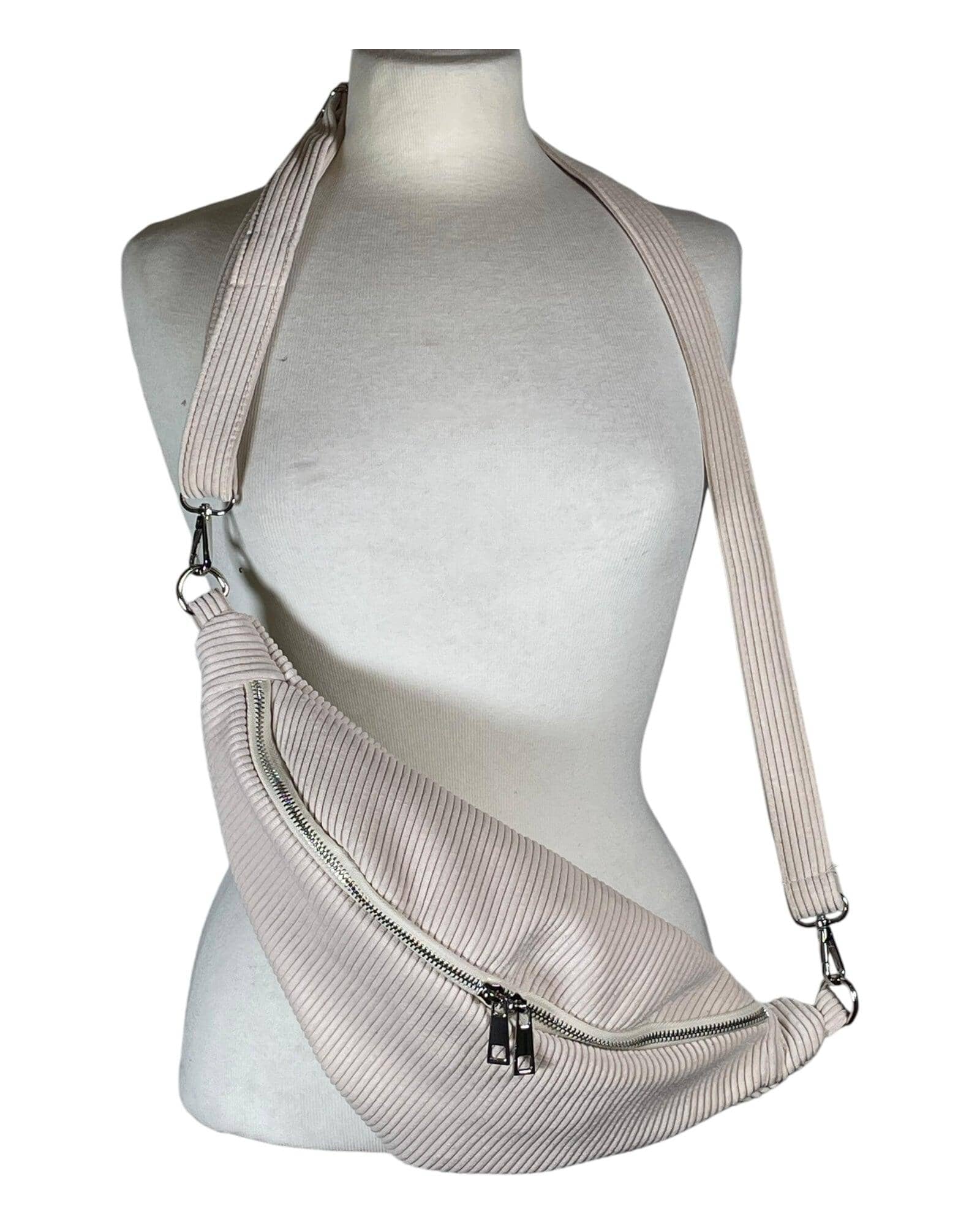 Cord Crossbody Crossbody Bag Kolibri Ulm Offwhite ca. 40x18cm 