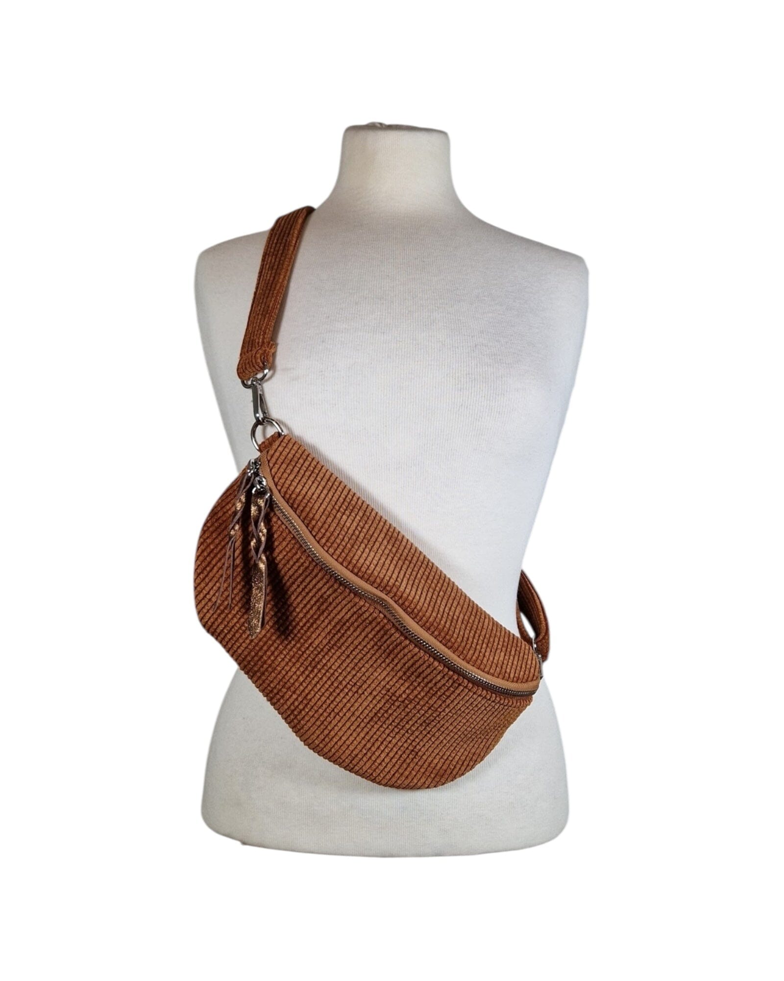Cord Crossbody Klein Crossbody Bag Alanda Cognac Einheitsgröße 