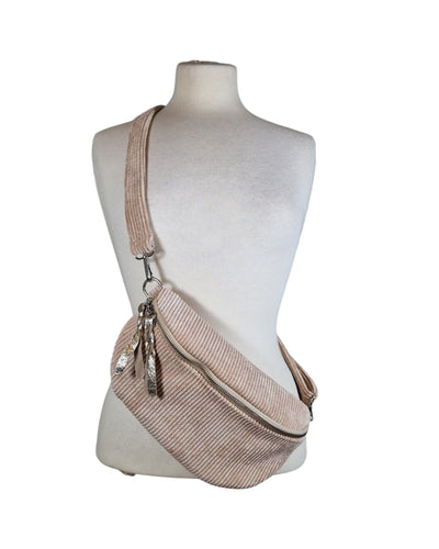Cord Crossbody Klein Crossbody Bag Alanda Creme Einheitsgröße 