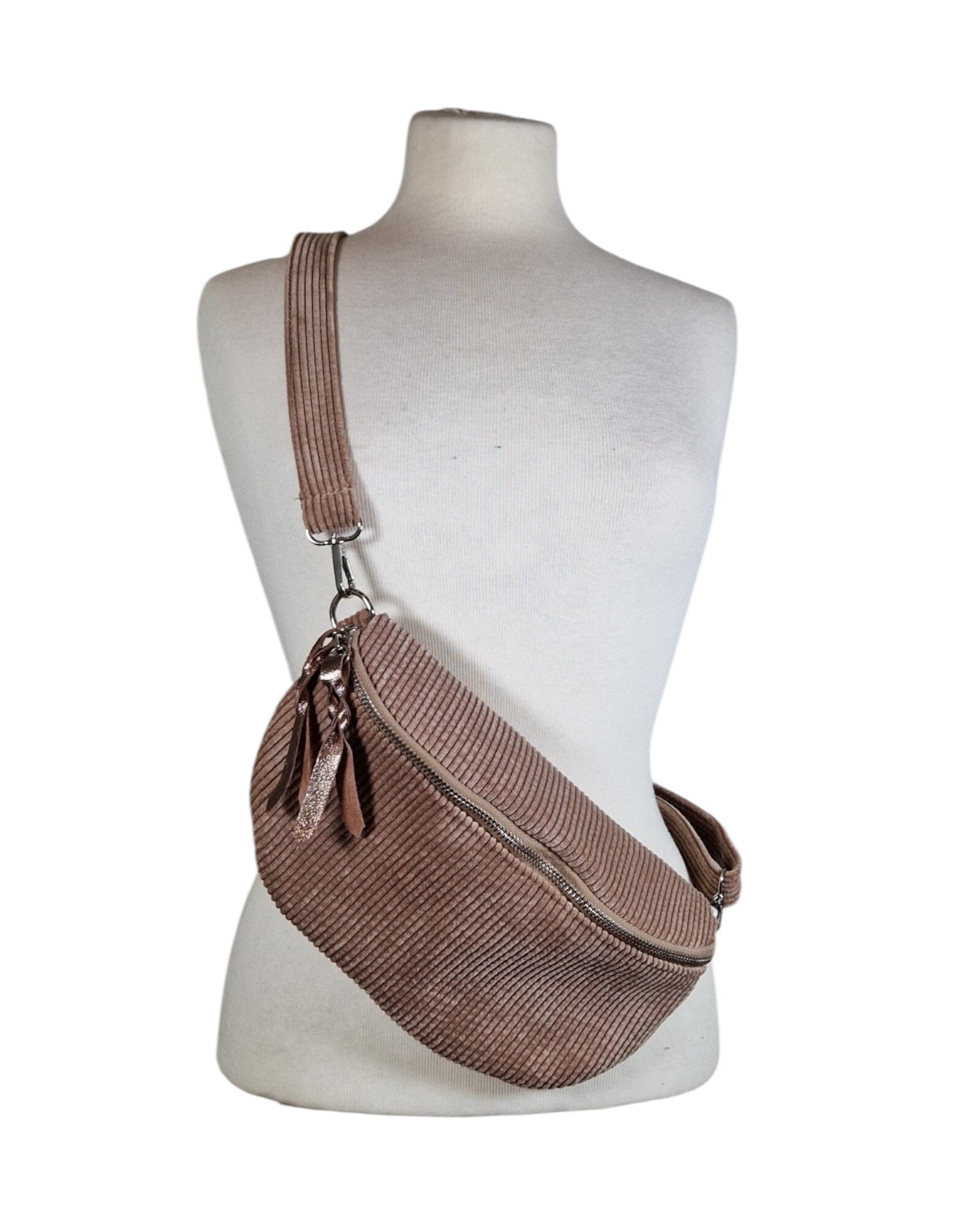 Cord Crossbody Klein Crossbody Bag Alanda Dunkelbeige Einheitsgröße 