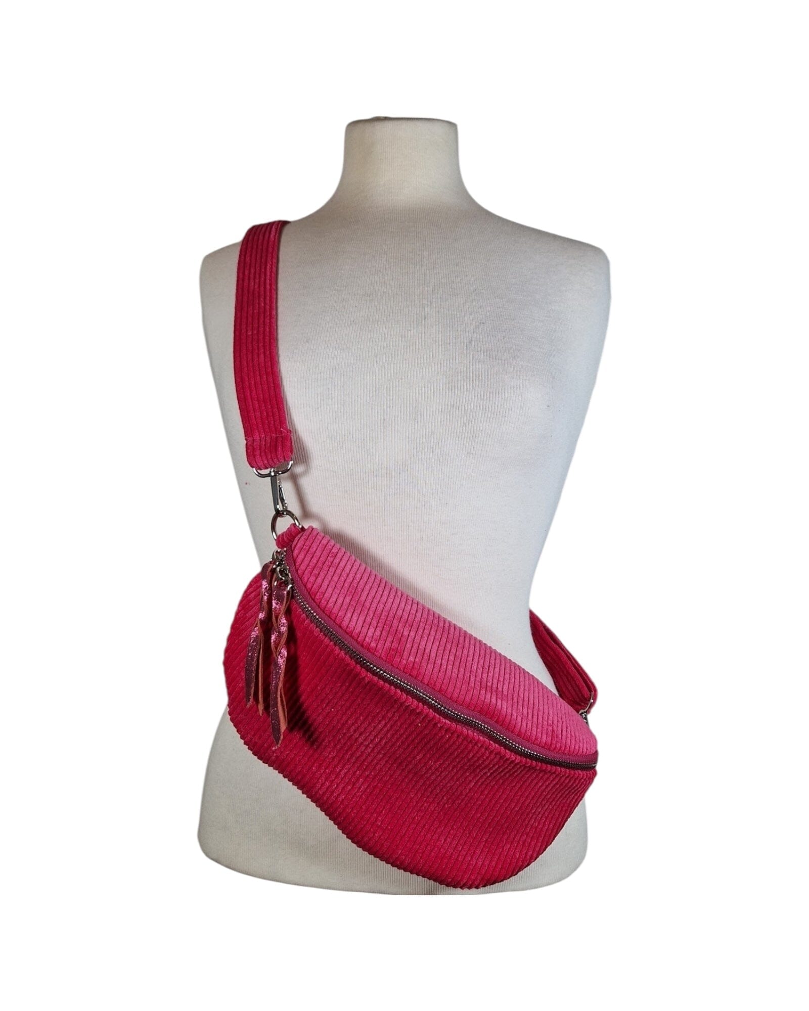 Cord Crossbody Klein Crossbody Bag Alanda Neon Pink Einheitsgröße 
