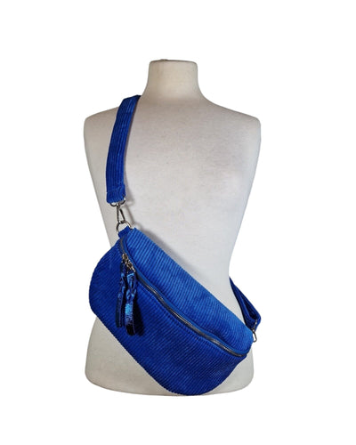 Cord Crossbody Klein Crossbody Bag Alanda Royalblau Einheitsgröße 