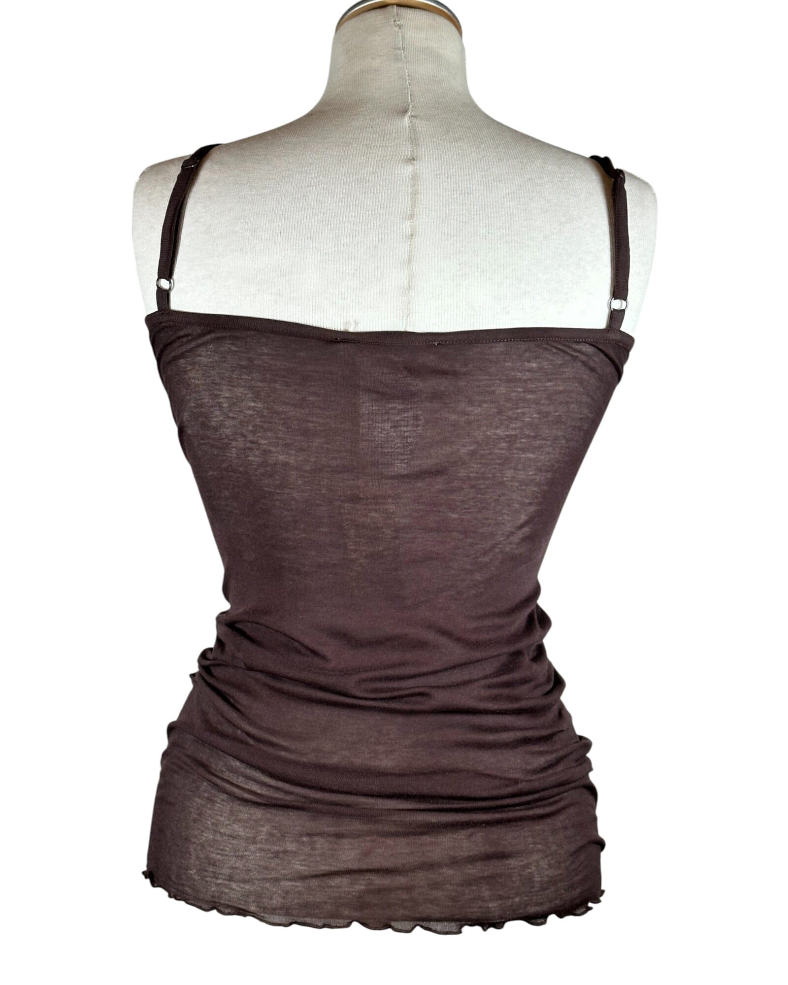 Cotton Spaghetti Top Seamless Basic 