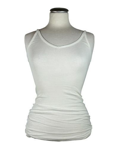 Cotton Spaghetti Top Seamless Basic Offwhite S/M 