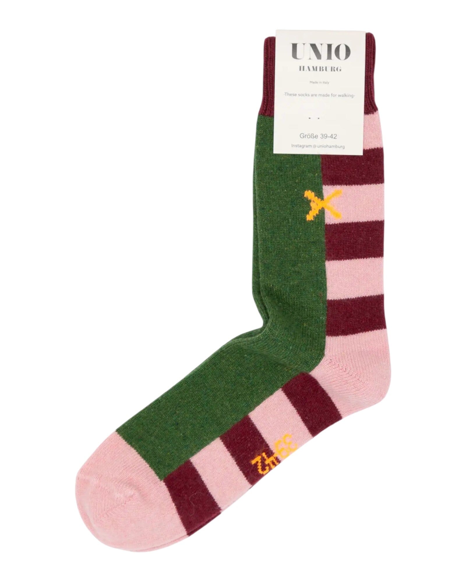 Cross Socken UNIO 03 Bordeaux-Multi 36-38 