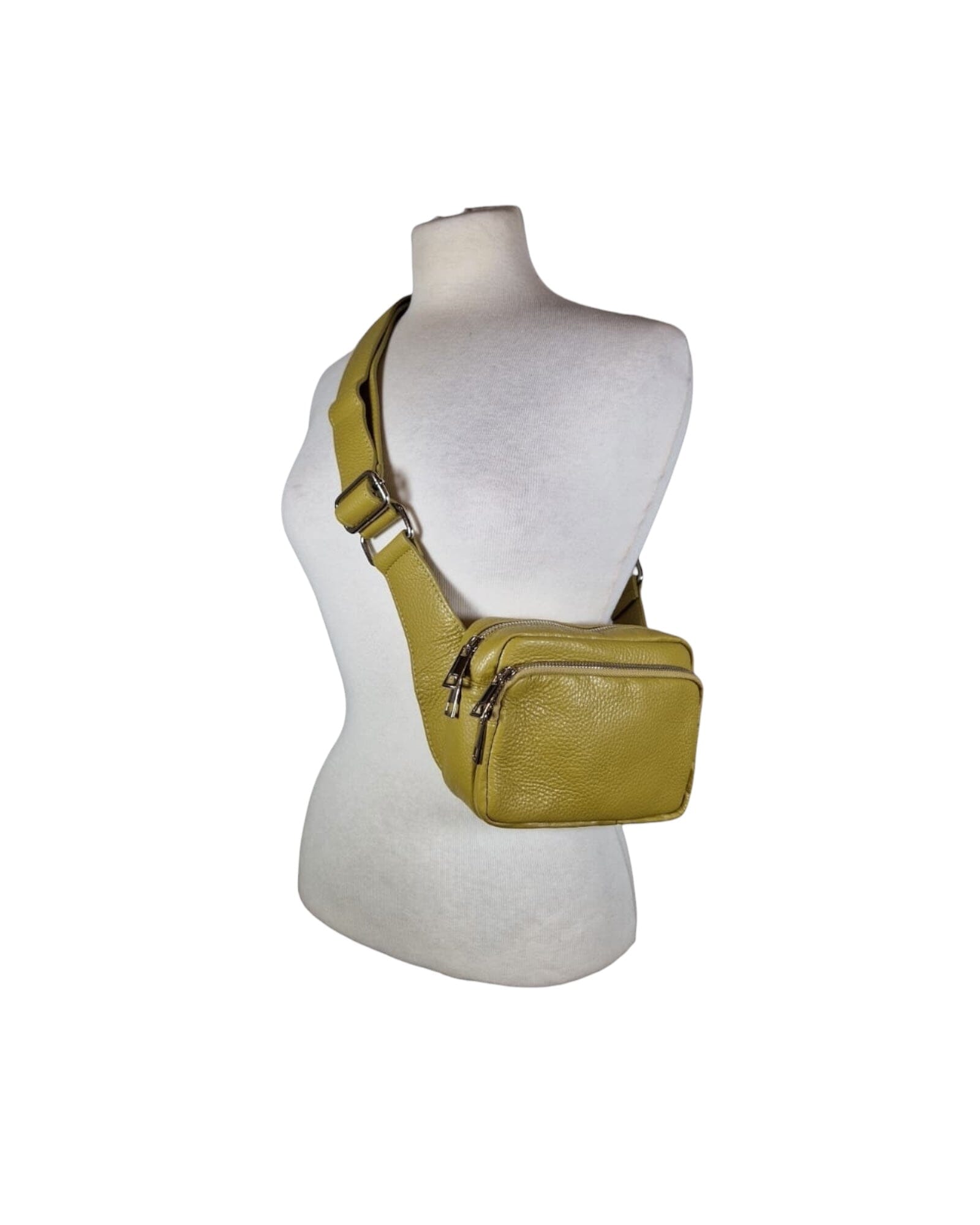 Crossbody Bag Elegant Sportlich Klein Tasche Kolibri Ulm Lime ca. 20x15cm 