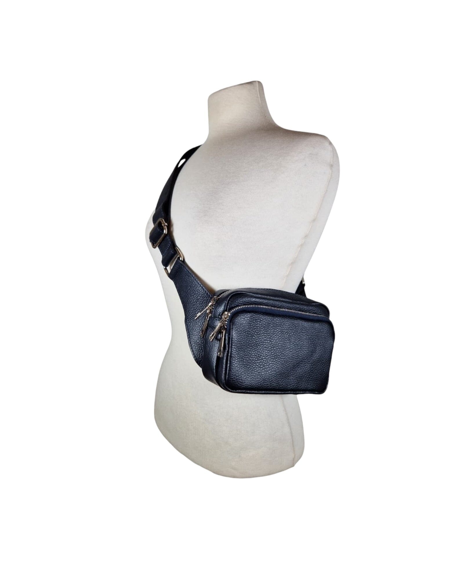 Crossbody Bag Elegant Sportlich Klein Tasche Kolibri Ulm Marine ca. 20x15cm 