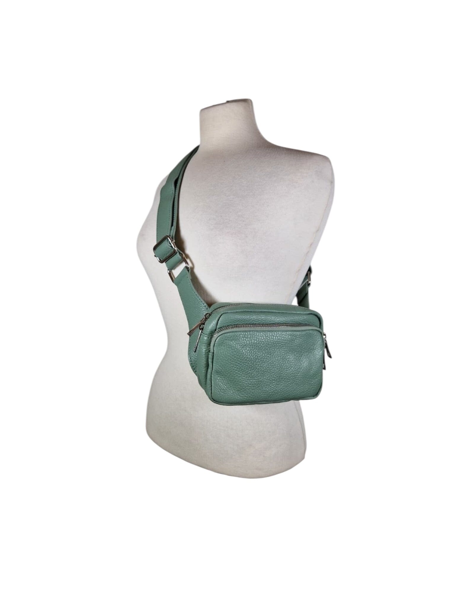 Crossbody Bag Elegant Sportlich Klein Tasche Kolibri Ulm Salbei ca. 20x15cm 
