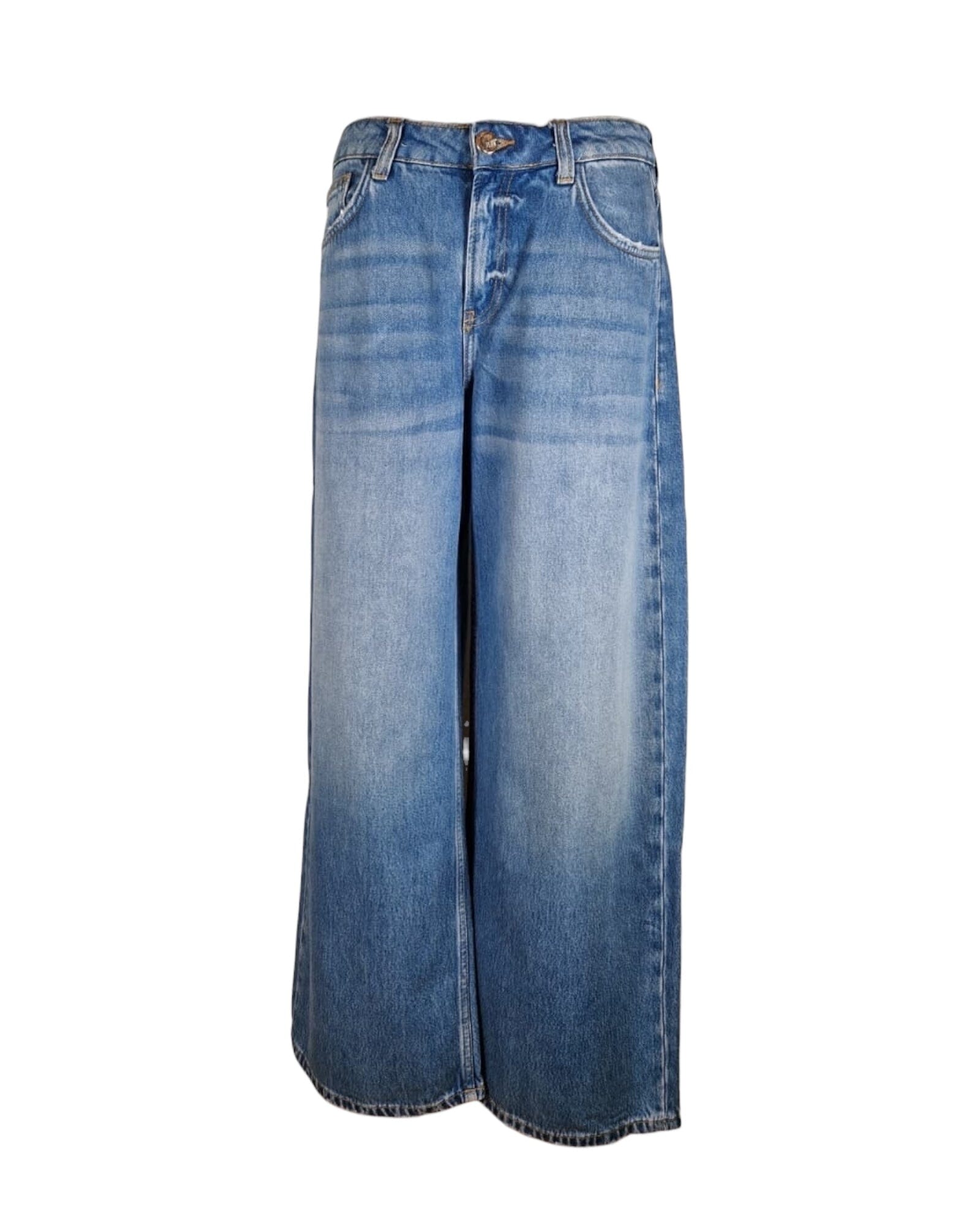Culotte Jeanshose Goldgarn Denim 1010 Vintageblue W26 