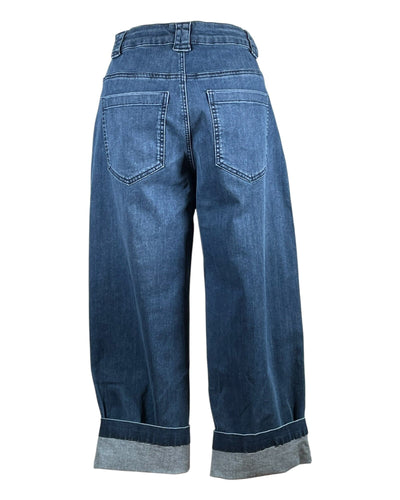 Curved Jeans Hose Plü 