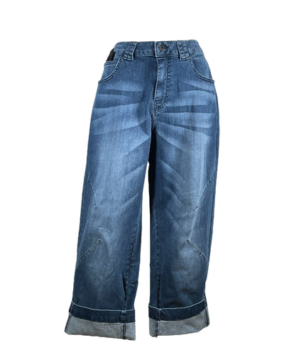Curved Jeans Hose Plü 