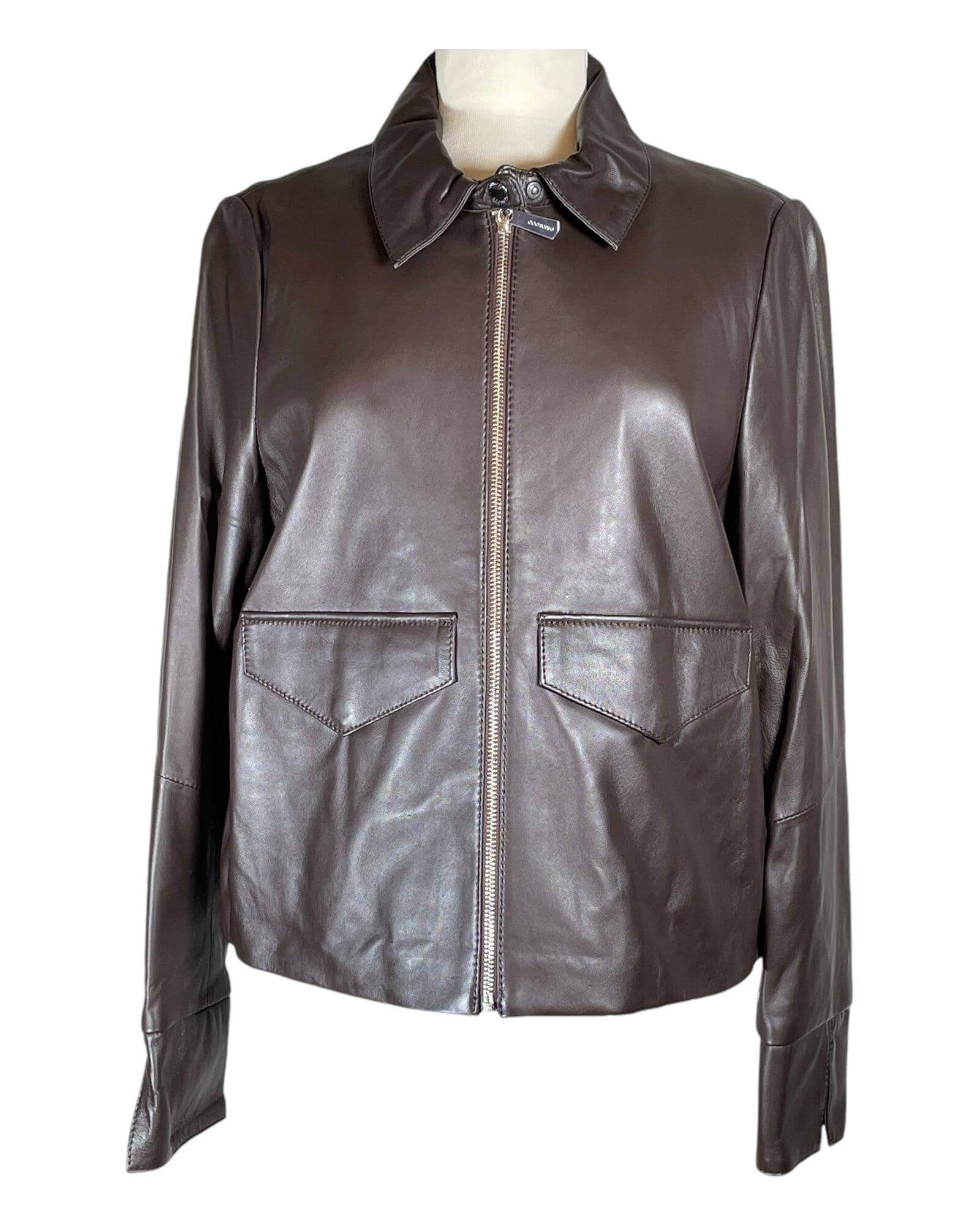 Darla Sheep Dream Lederjacke Oakwood 0504 Dark Brown XS 