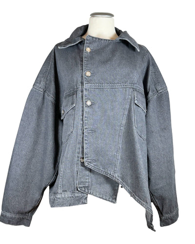 Denim Jacket Jeansjacke z.G.est Greyblack S/M 