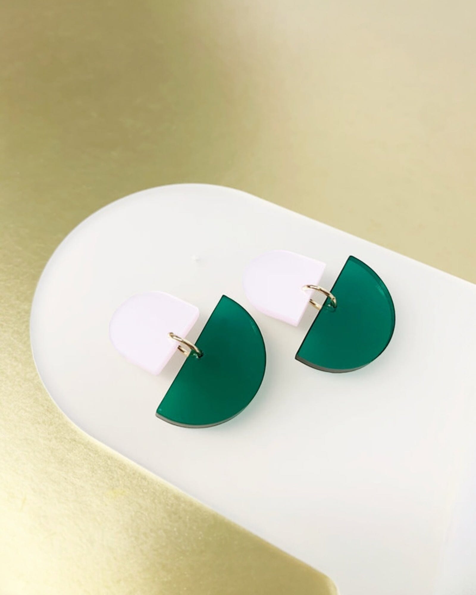 Earring The Cara recycled Acrylic Ohrringe Mimimono 