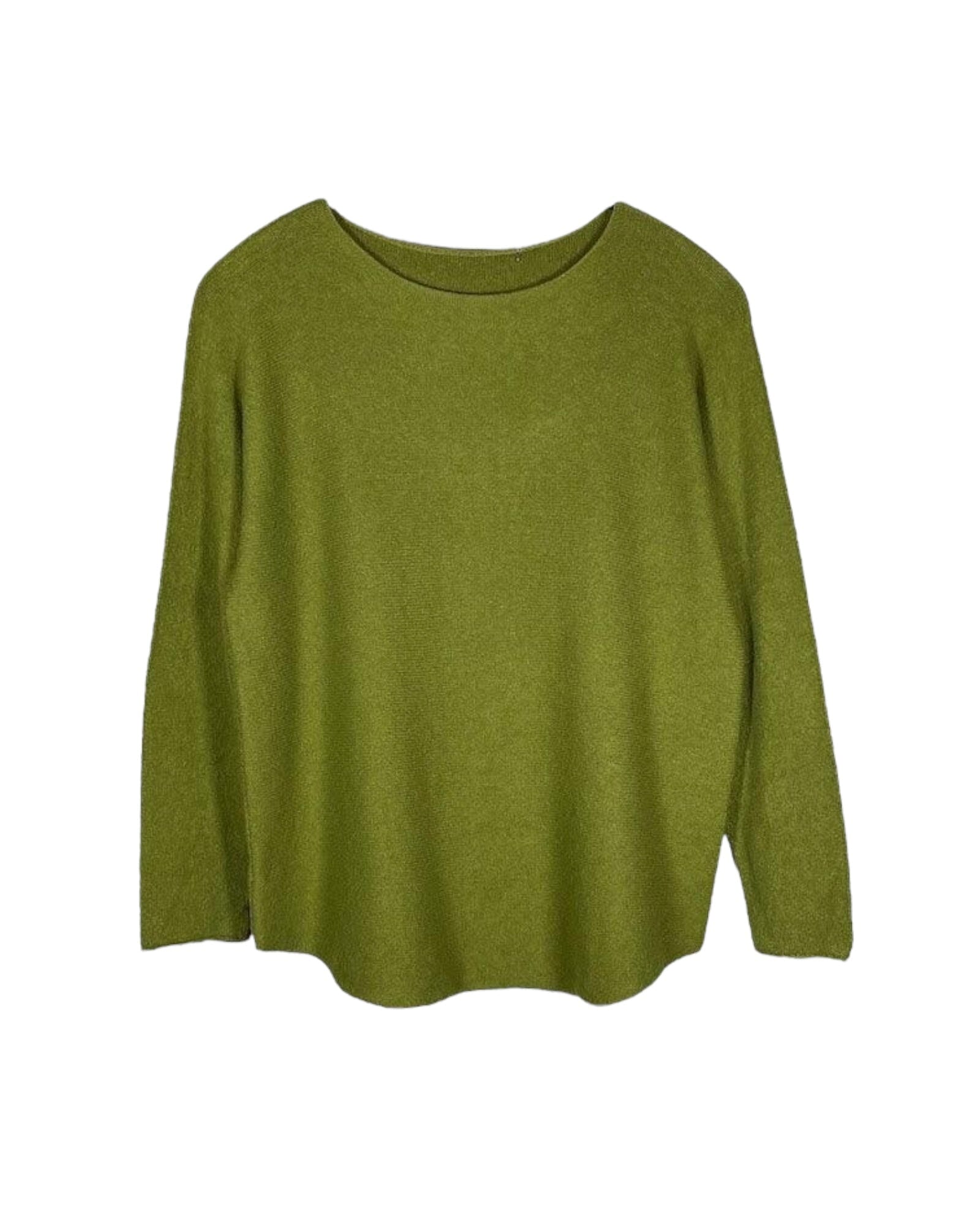 Fashion Rundhals Langarm Pullover Kolibri Ulm Pistazie Einheitsgröße 