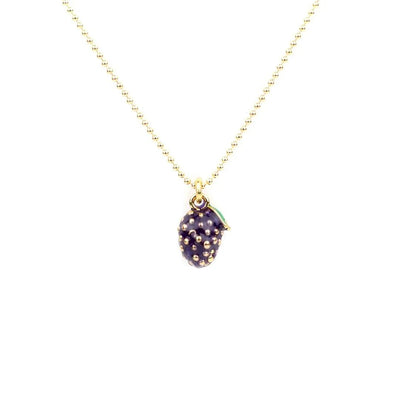 Frutta Kette inrosa Brombeere Kette 40 - 42,5cm, Frucht 0,5cm 