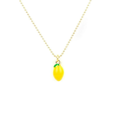 Frutta Kette inrosa Zitrone Kette 40 - 42,5cm, Frucht 0,5cm 