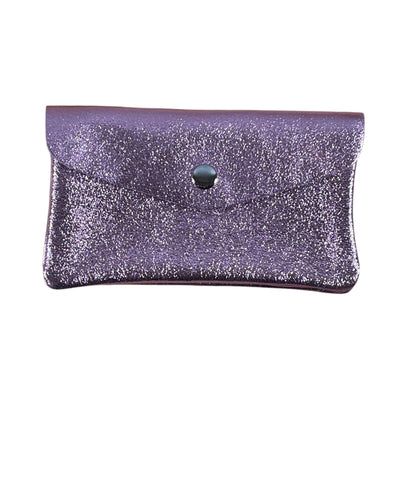 Geldbörse mit Klappe groß Geldbörse Kolibri Ulm Rosa Glitzer 