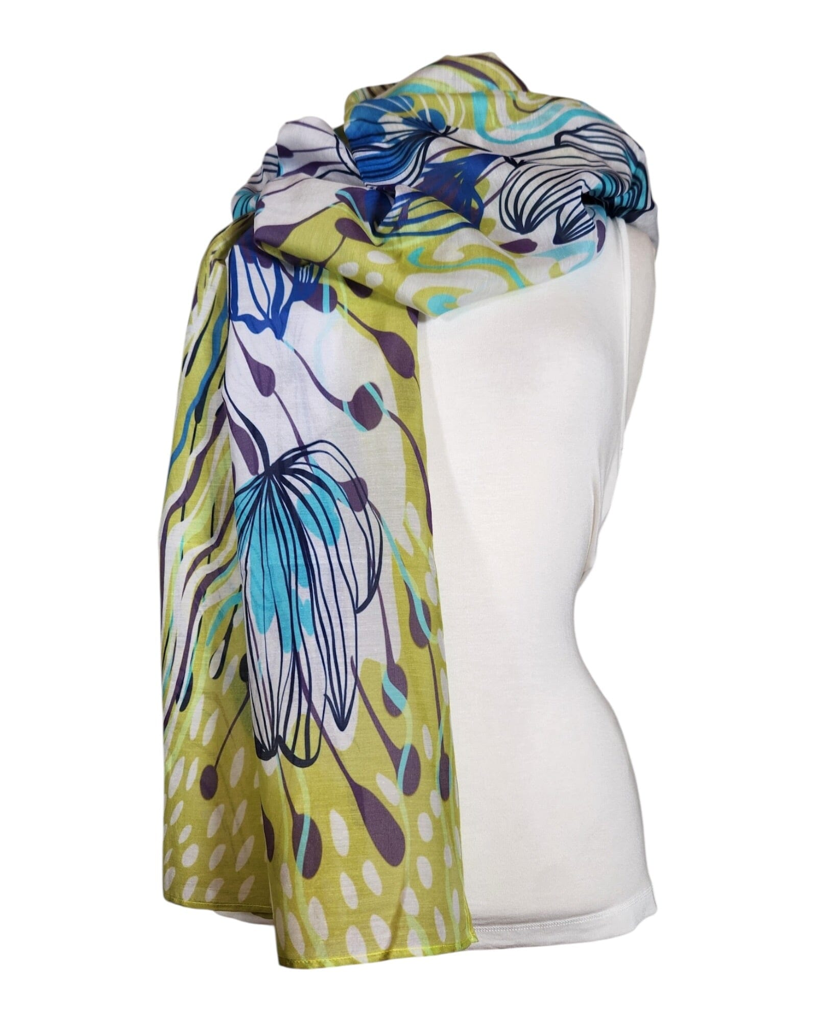 Gin Schal Salto Lime 50x180cm 
