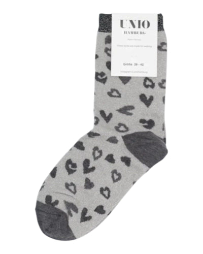 Glam LEO Socken UNIO 05 Anthra-Silver 39-42 