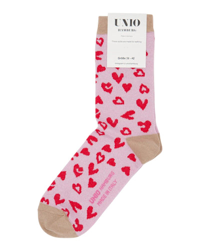 Glam Leo Socken UNIO 12 Rose-Red 36-38 