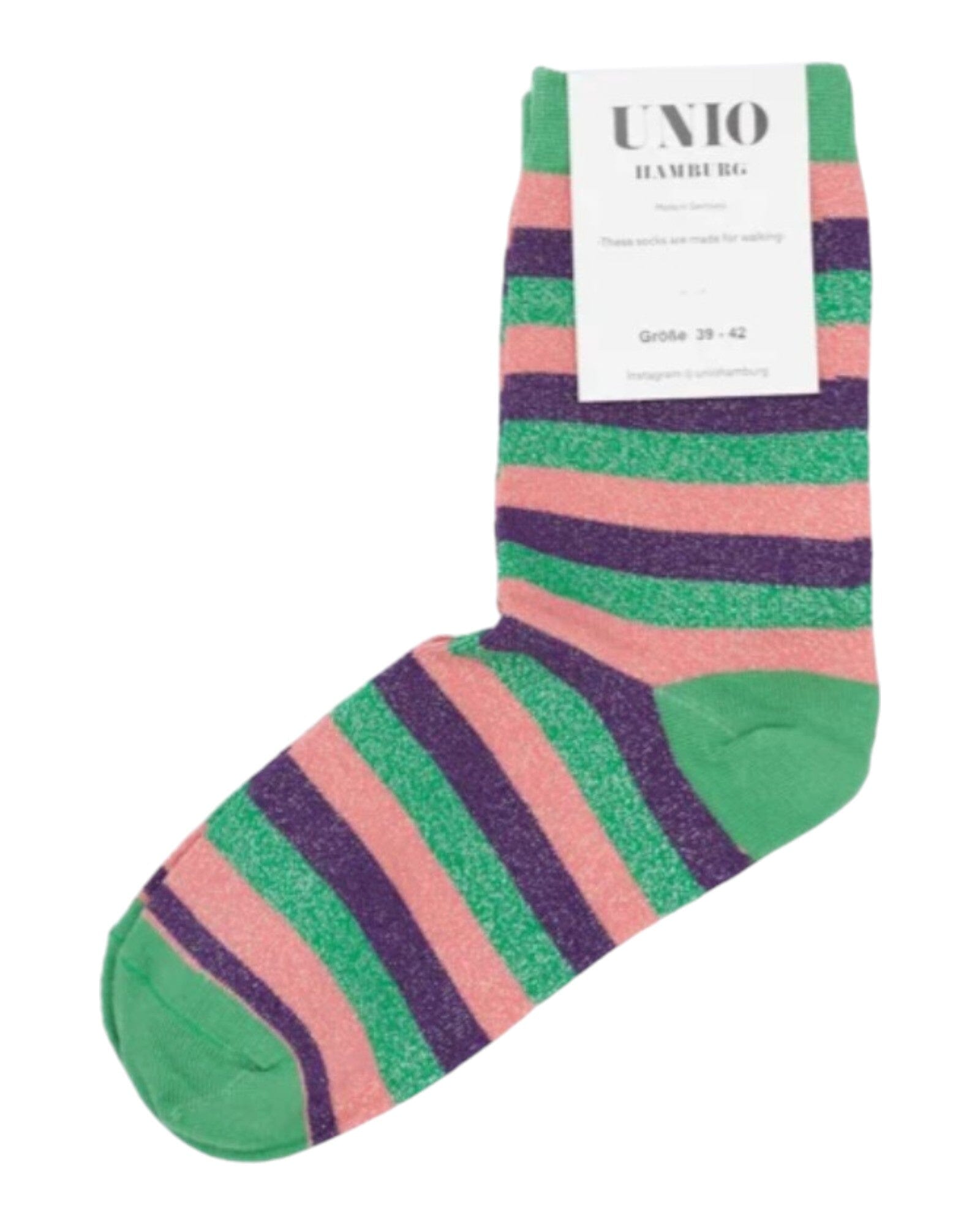 Glam Stripe Socken UNIO 03 Emerald-Multi 36-38 