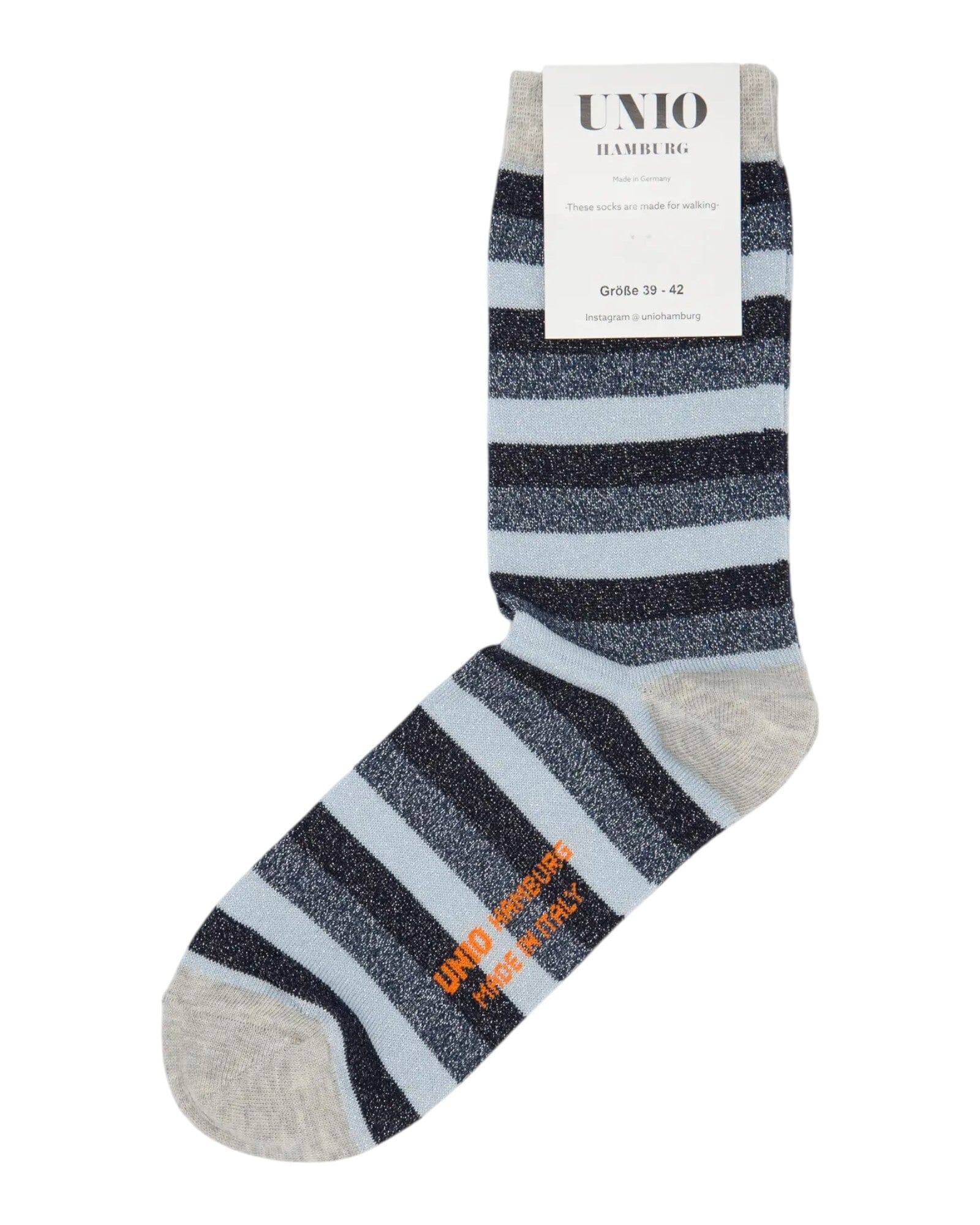 Glam Stripe Socken UNIO 06 Multi Light Grey 36-38 