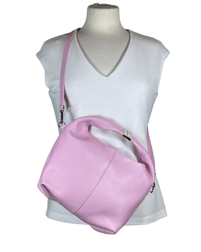 Henkeltasche Metallverschluss Handtasche Kolibri Ulm Rosa ca. 24cmx 22cm 