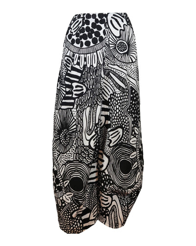 Hose Hose Rundholz Black Label 101 Black Print S 