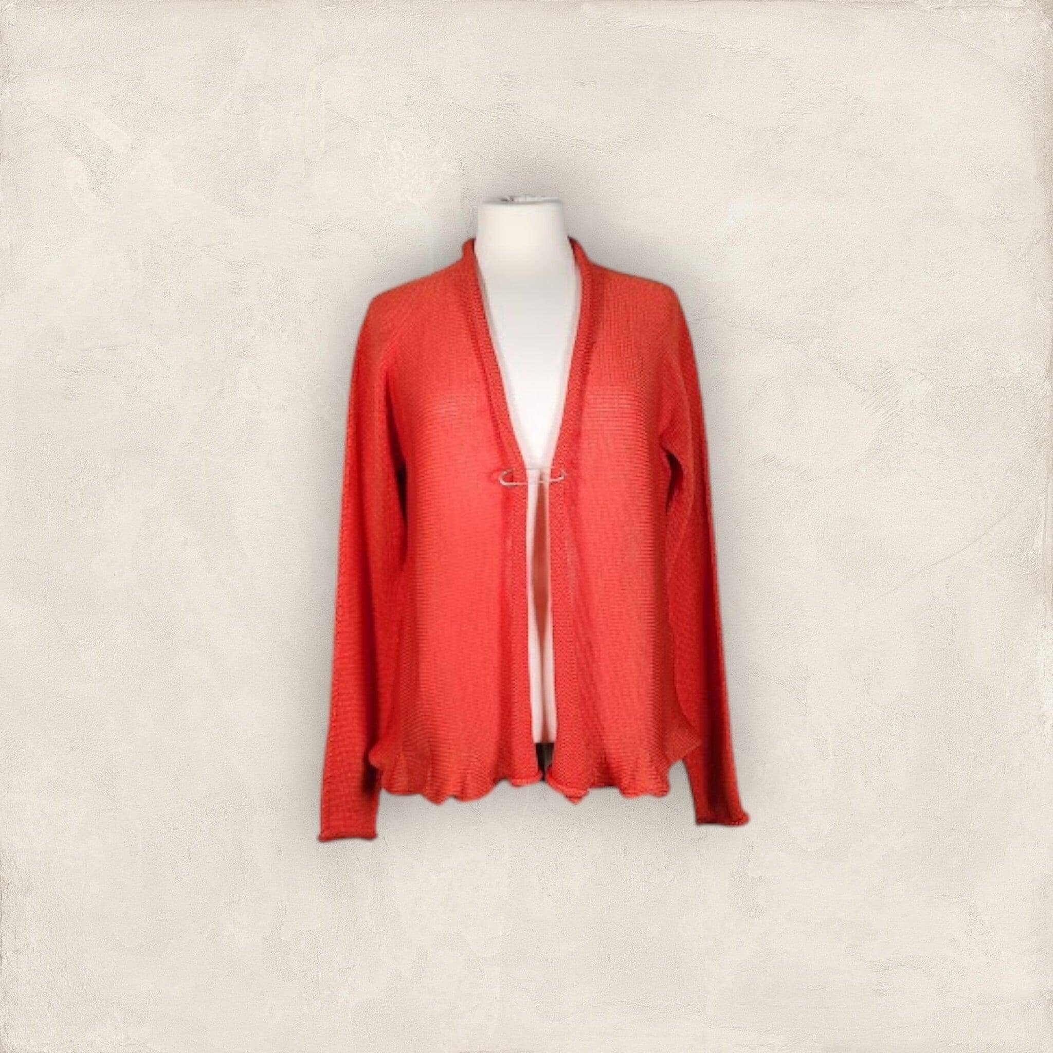 Jacke Veruschka Strickjacke Esmeralda Orange M 