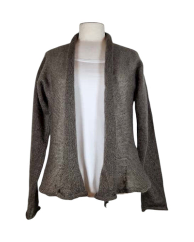 Jacke Veruschka Strickjacke Esmeralda Schlamm L 