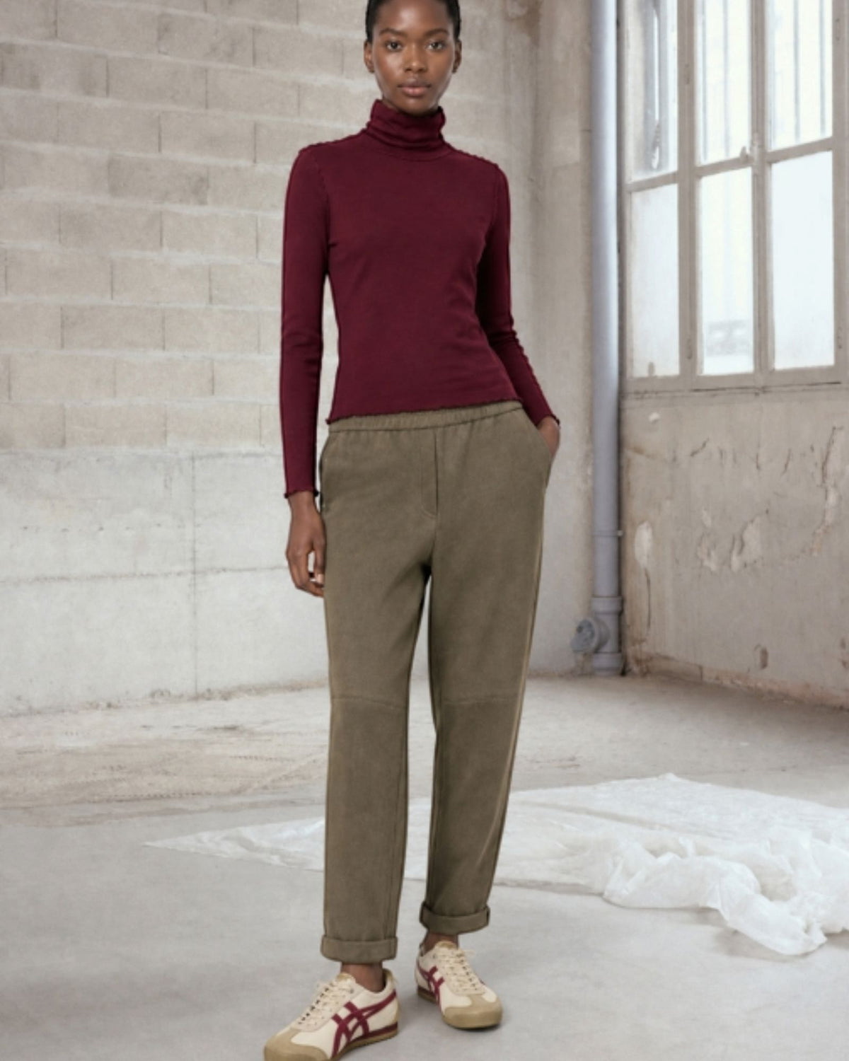 Janice Top Shirt Jane Lushka 75 Bordeaux S 