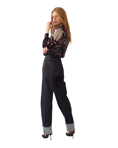 Jeans Straight Leg Jeanshose Summum Woman 