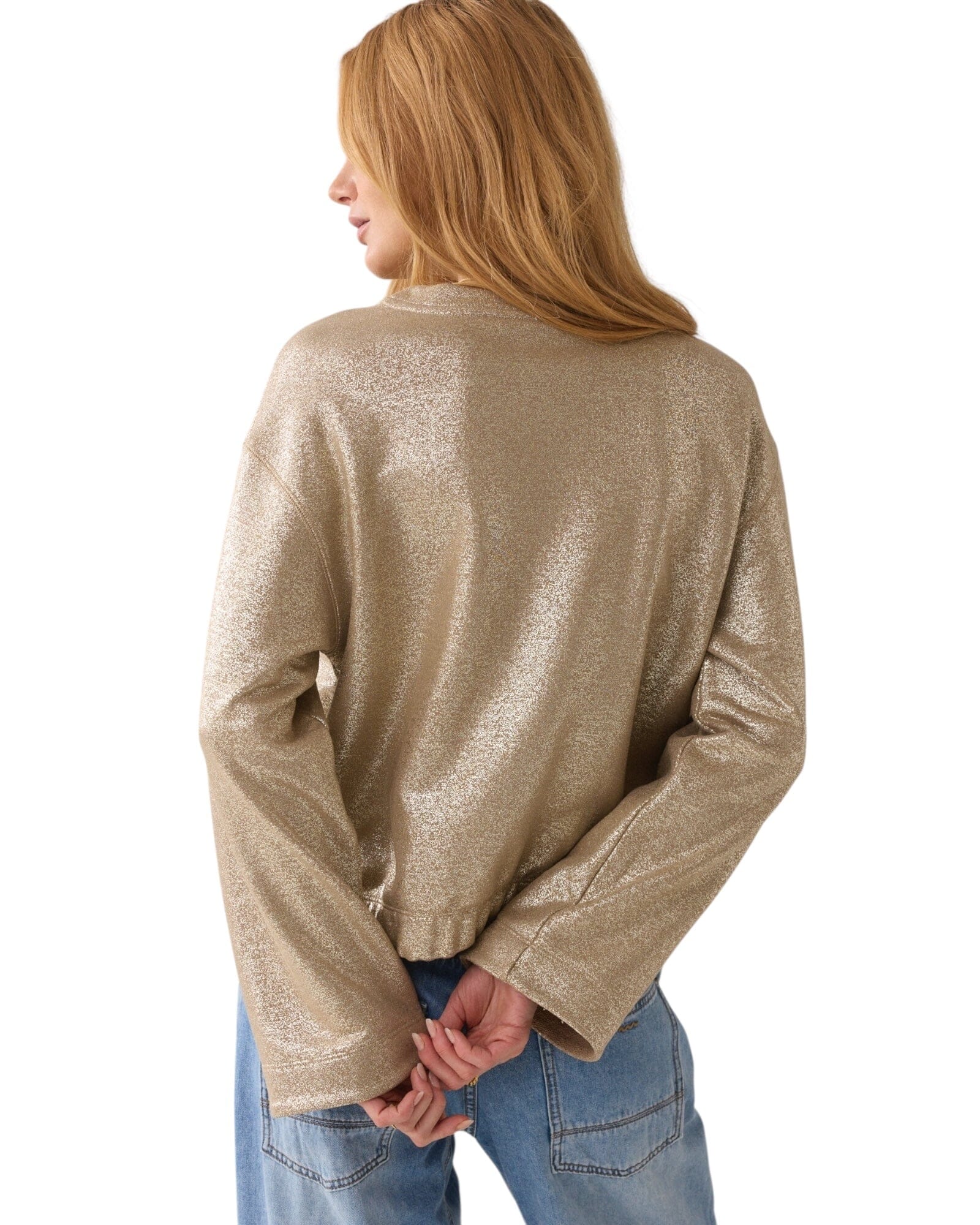 Jersey Coated Sweat Sweatshirt Summum Woman 