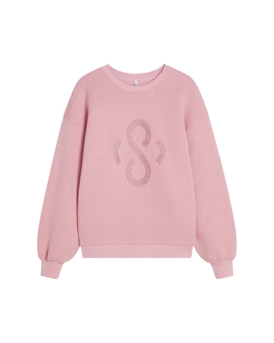 Jersey Soft Sweat Sweatshirt Summum Woman 523 Rose Quartz S 