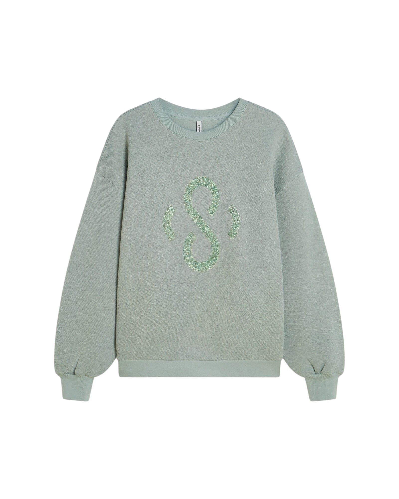Jersey Soft Sweat Sweatshirt Summum Woman 619 Eucalyptus S 