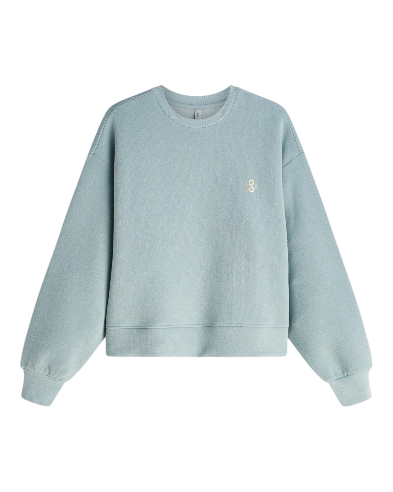 Jersey Sweat Sweatshirt Summum Woman 431 Glacier Blue S 