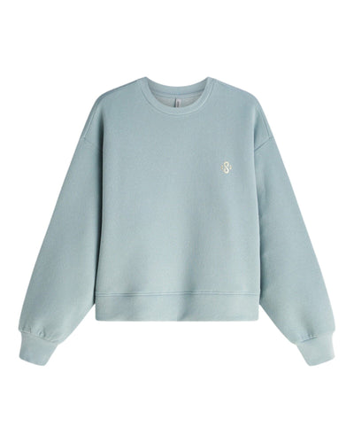 Jersey Sweat Sweatshirt Summum Woman 431 Glacier Blue S 