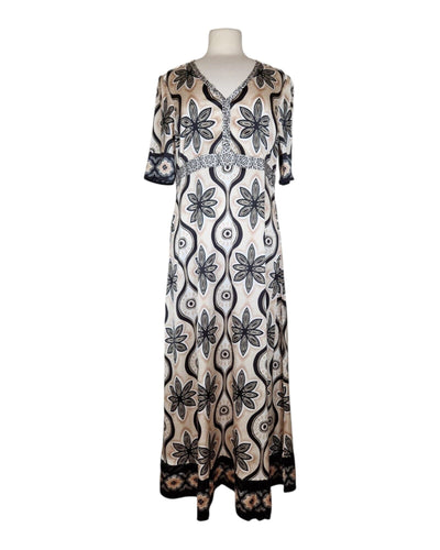 Kleid Graphic Long Kleid Grace 300 Black S 