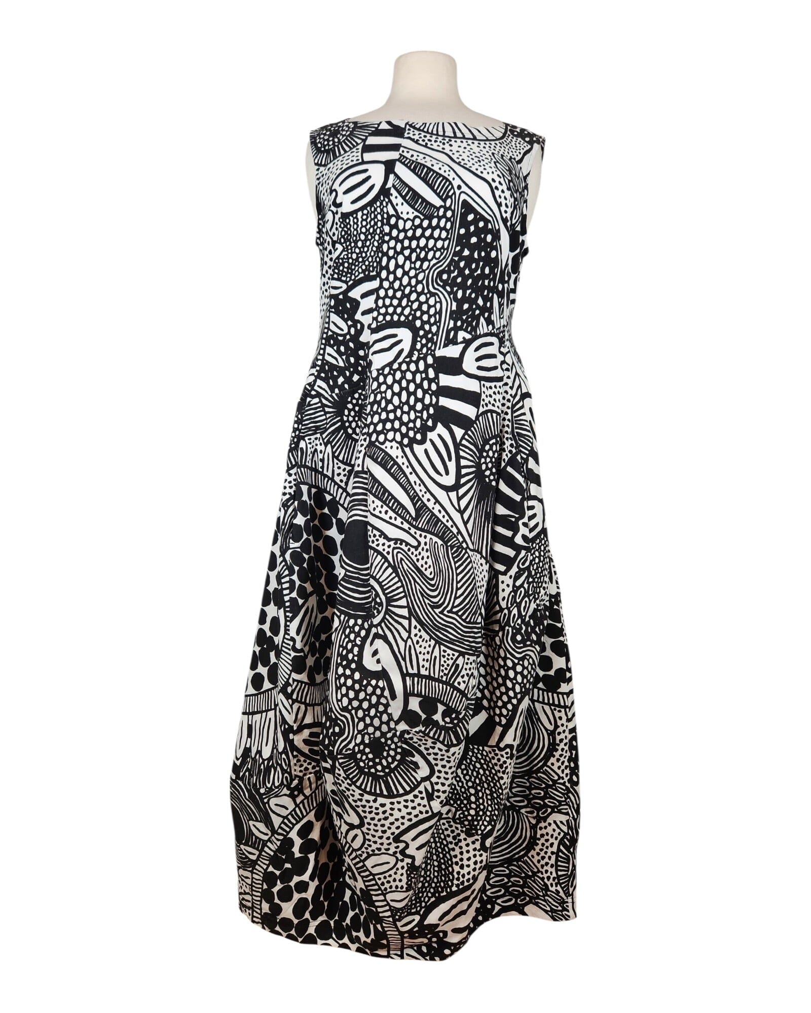 Kleid Kleid Rundholz Black Label 101 Black Print S 