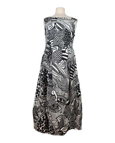 Kleid Kleid Rundholz Black Label 101 Black Print S 