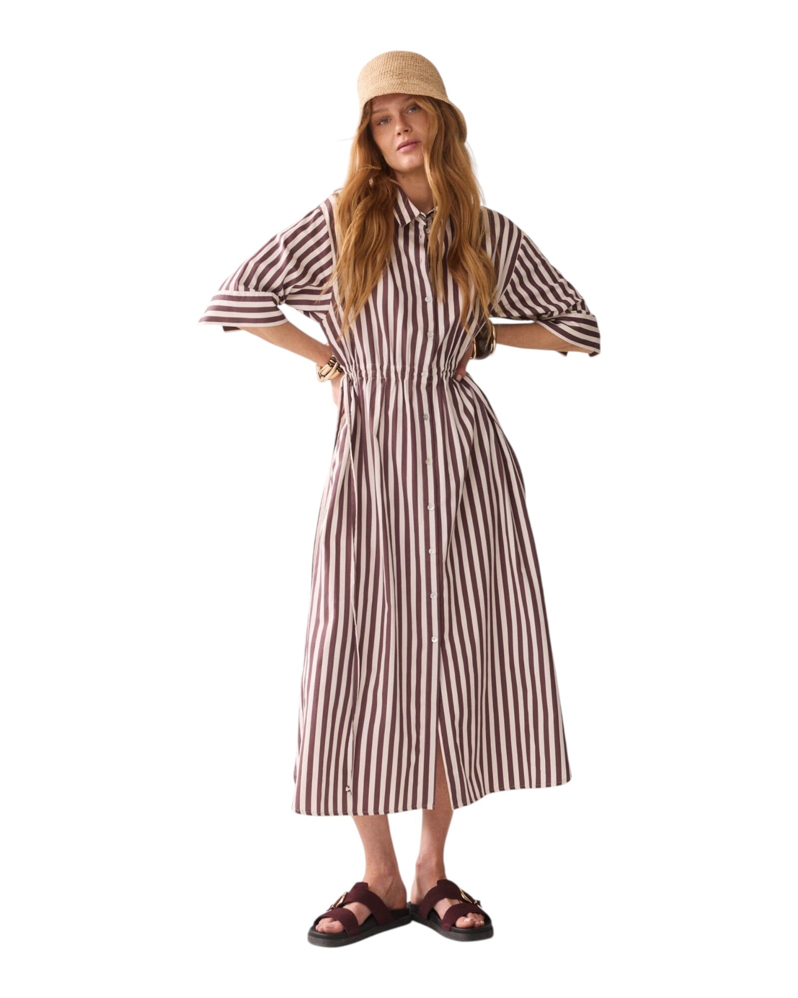 Kleid Stripe Kleid Summum Woman 