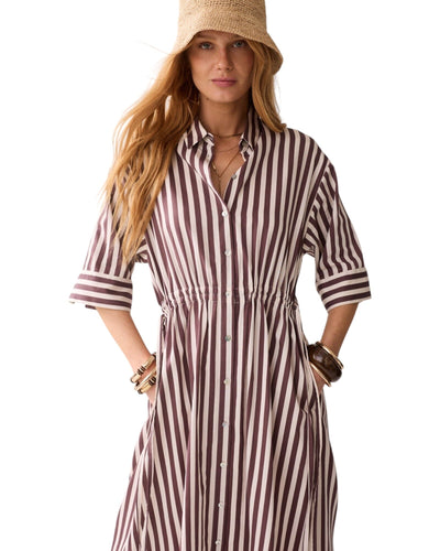 Kleid Stripe Kleid Summum Woman 