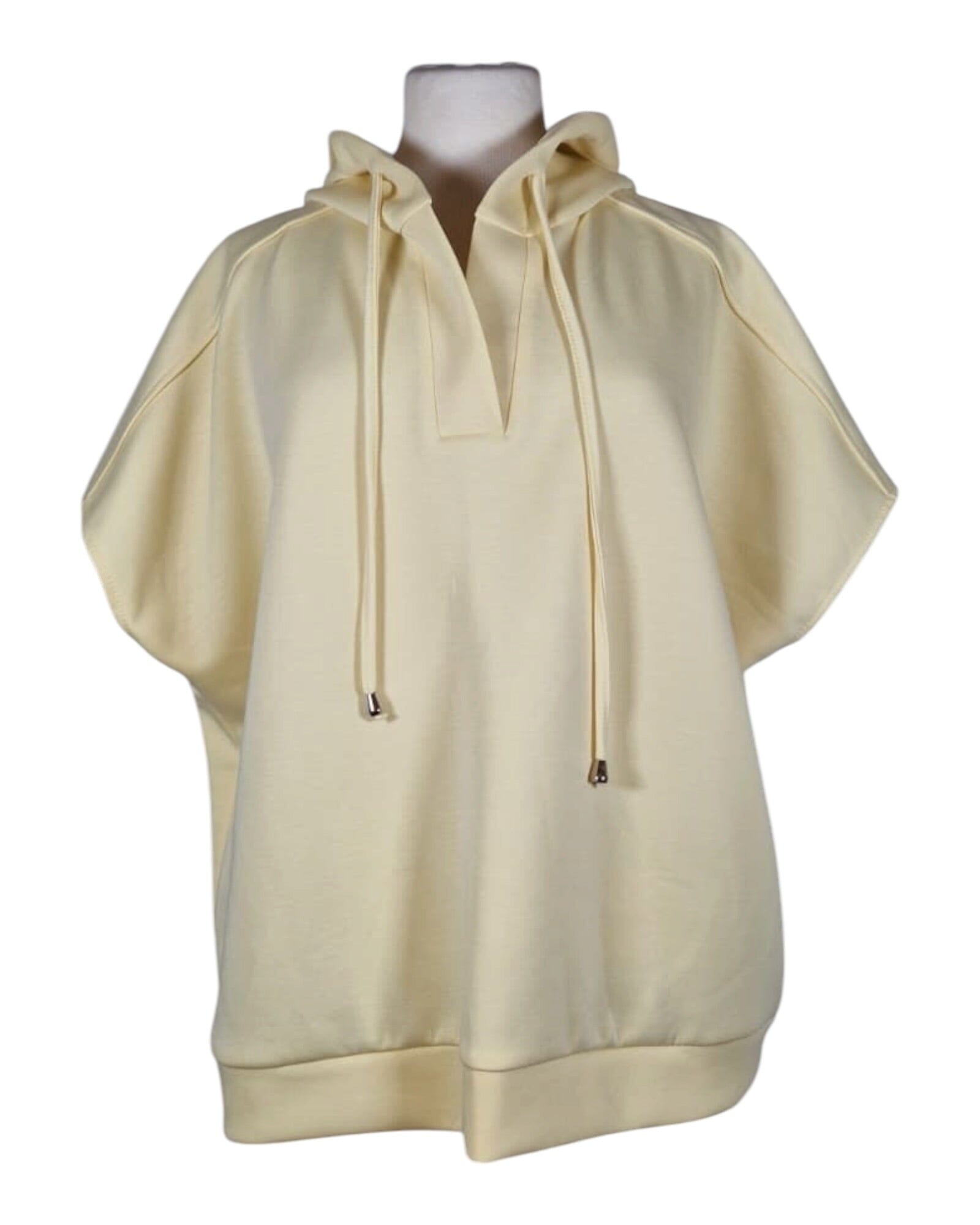 Kurzarm Hoodie Shirt Kolibri Ulm Hellgelb Einheitsgröße 