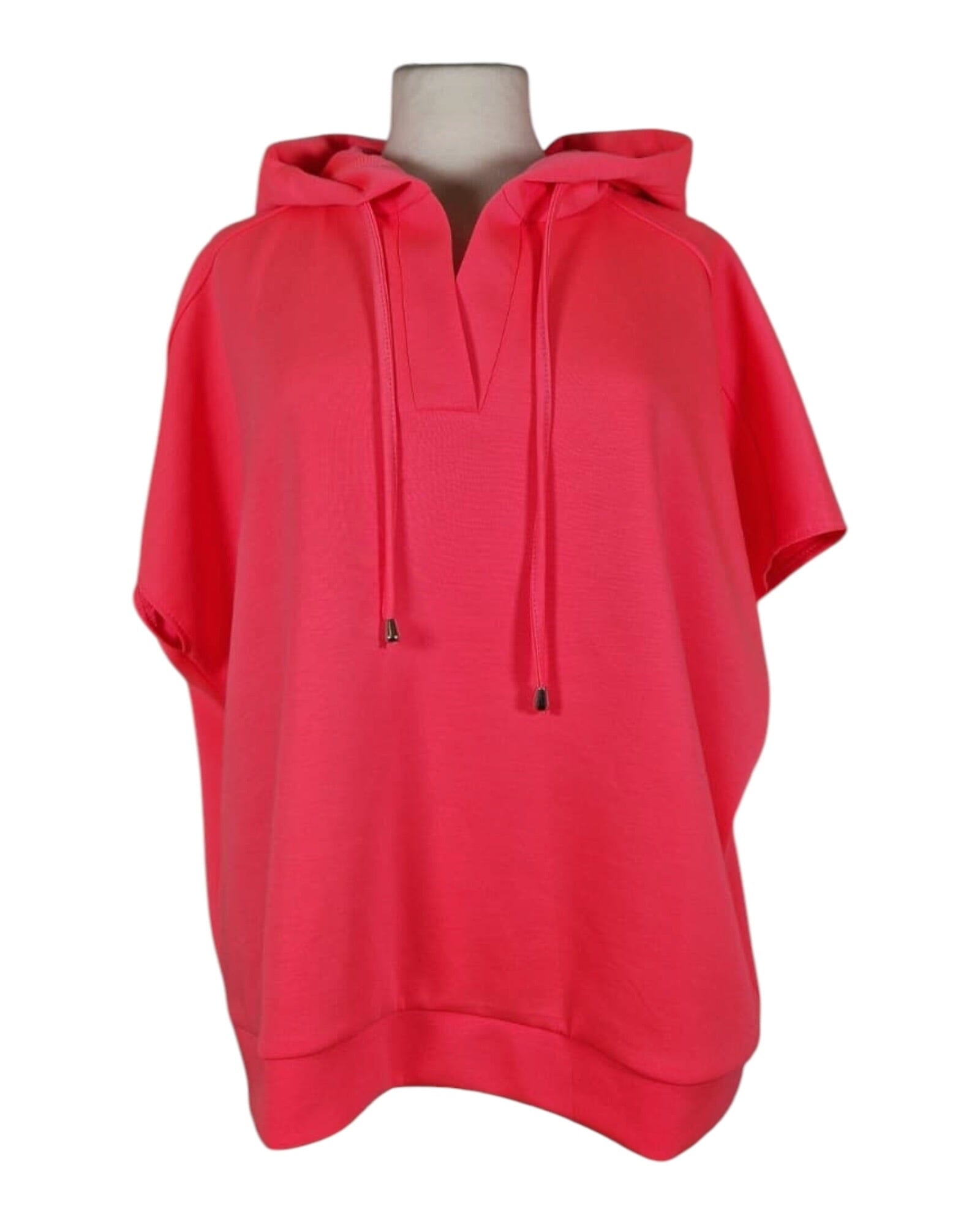 Kurzarm Hoodie Shirt Kolibri Ulm Neonpink Einheitsgröße 